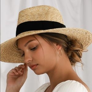 Braxton Joanna Straw Fedora